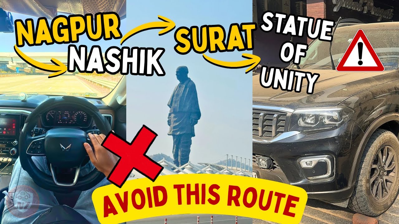 Nagpur-Nashik-Surat-Statue of Unity | Road trip with Scorpio N 4x4 Diesel Automatic | Road Review