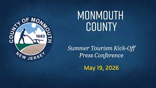 #MonmouthCounty Summer Tourism Kick-Off Press Conference - 5/19/2026