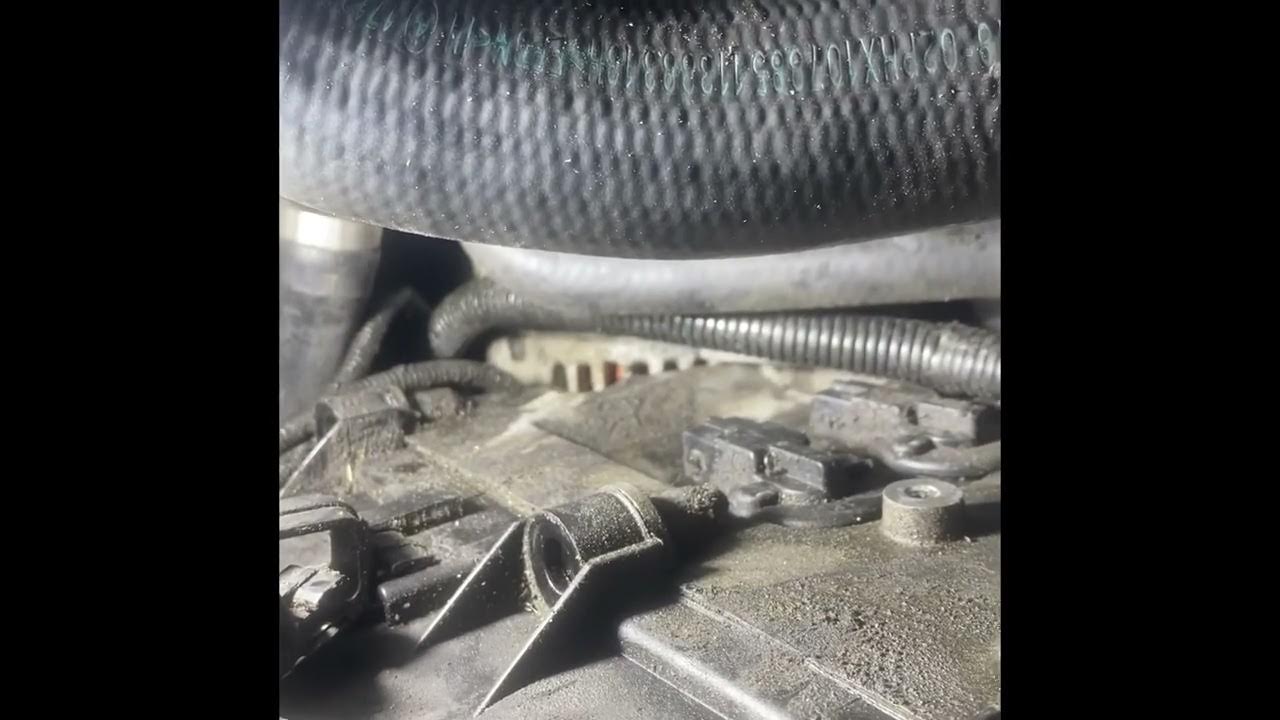 BMW 645ci 4.4 745i upper timing cover leak repair / replace without
