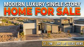 New Luxury Single Story Home For Sale Lake Las Vegas | $1.13m Lakeview Ridge by Tri Pointe Homes