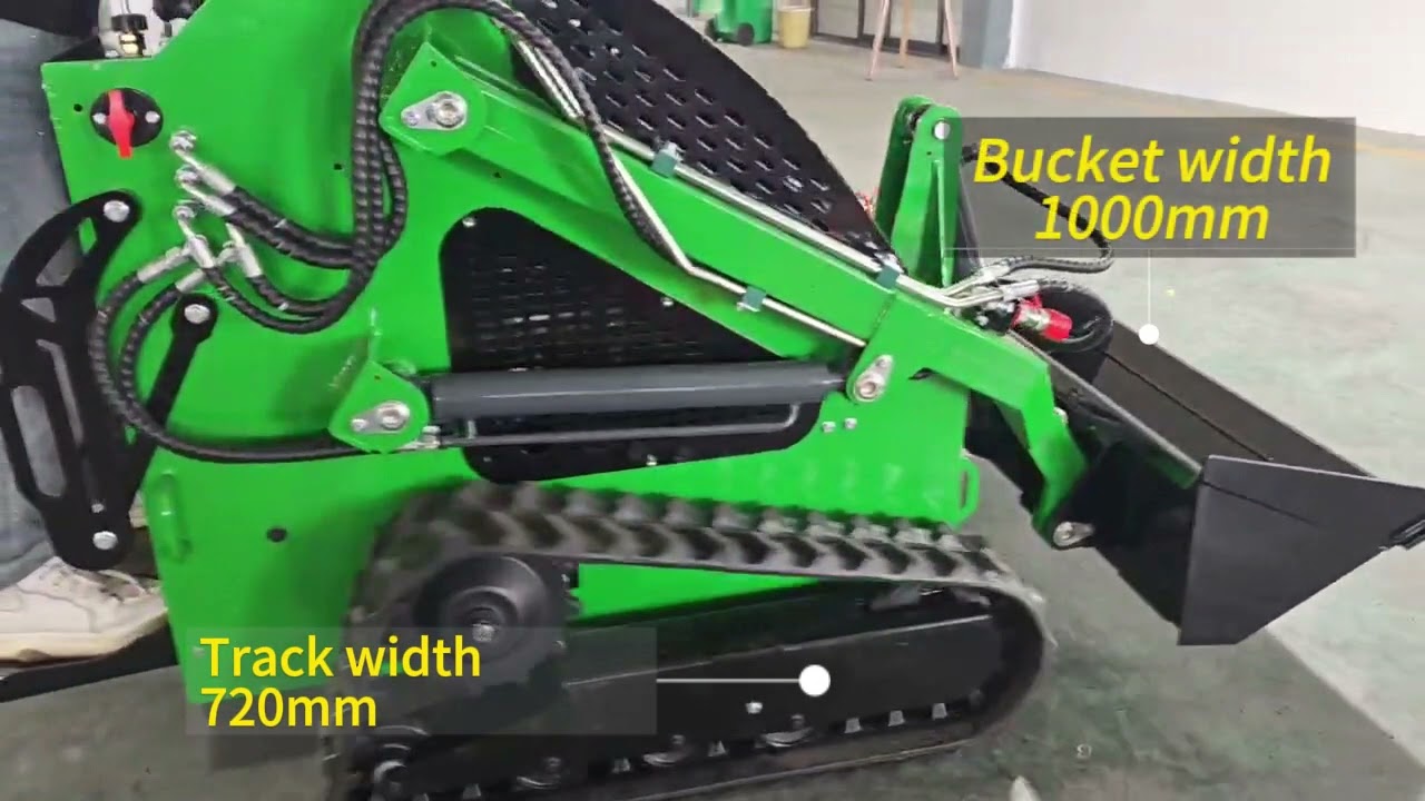 Mini Skid Steer Loader- Efficient Construction Tool for Narrow Spaces!