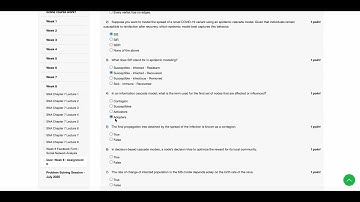 NPTEL Social Network Analysis | Week 8 Assignment Answers | 2025
