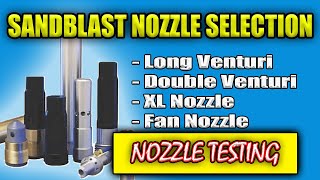 BEST Sandblast Nozzle  XL Nozzle, Long Venturi, Double Venturi or Fan Nozzle