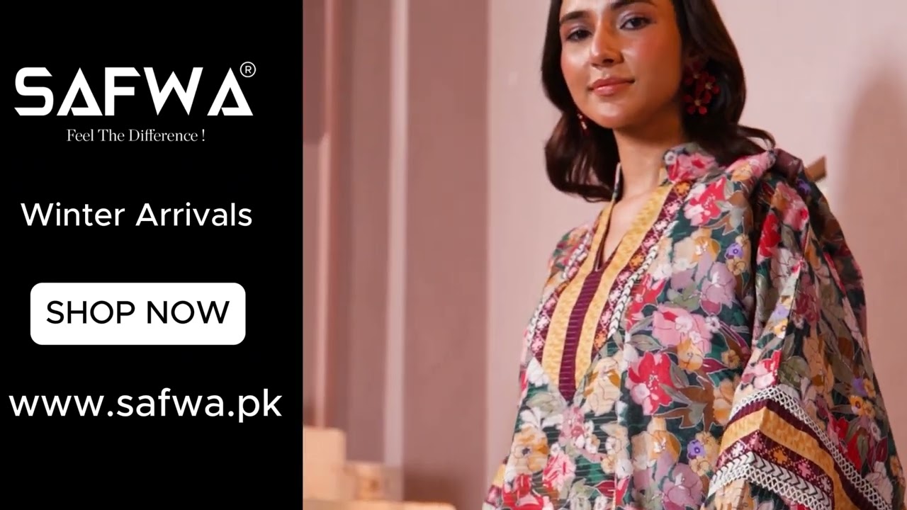 Safwa winter 2024 collection unstitched khaddar