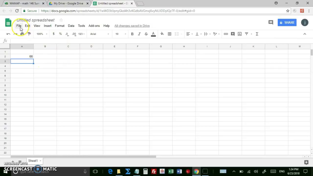 getting started with google sheets - YouTube