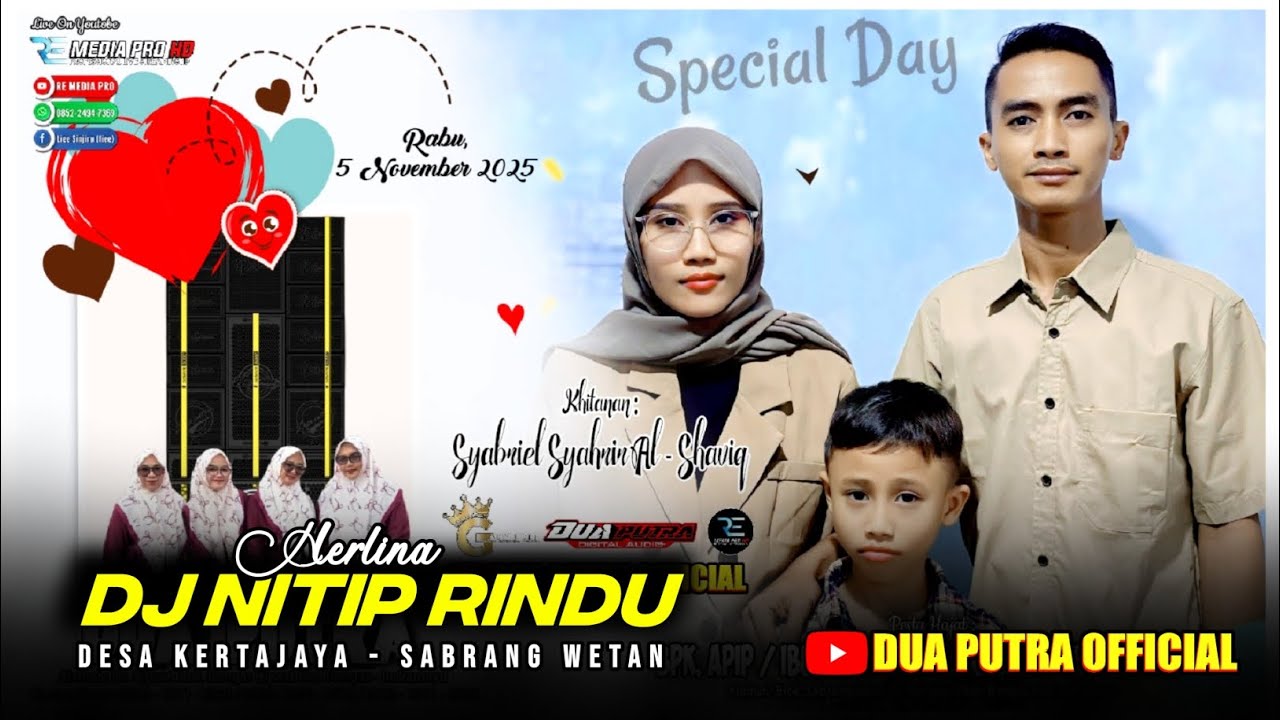 DJ NITIP RINDU - VOC. HERLINA | DUA PUTRA | DESA KERTAJAYA BLOK SABRANG ...