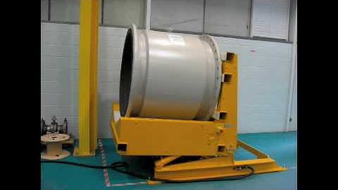 Turning Over Heavy Pipeline Parts by Handling Concepts Ltd (Material Handling Solutions)