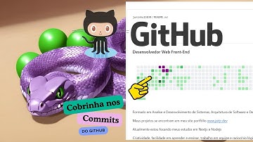 Como fazer a cobrinha nos commits do GitHub