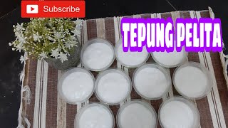 Kuih tepung pelita tanpa kukus