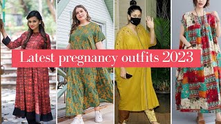 Latest pregnancy outfits 2023 | Latest maternity dress