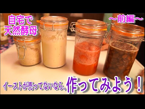 【自家製酵母】天然酵母の作り方：レーズン酵母・フルーツ酵母　〜前編〜(How to make the natural yeast)(難易度★)