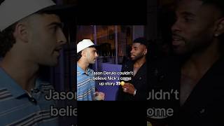 Jason Derulo couldn’t believe Nick’s come up story 👀😳 #nicknayersina #jasonderulo