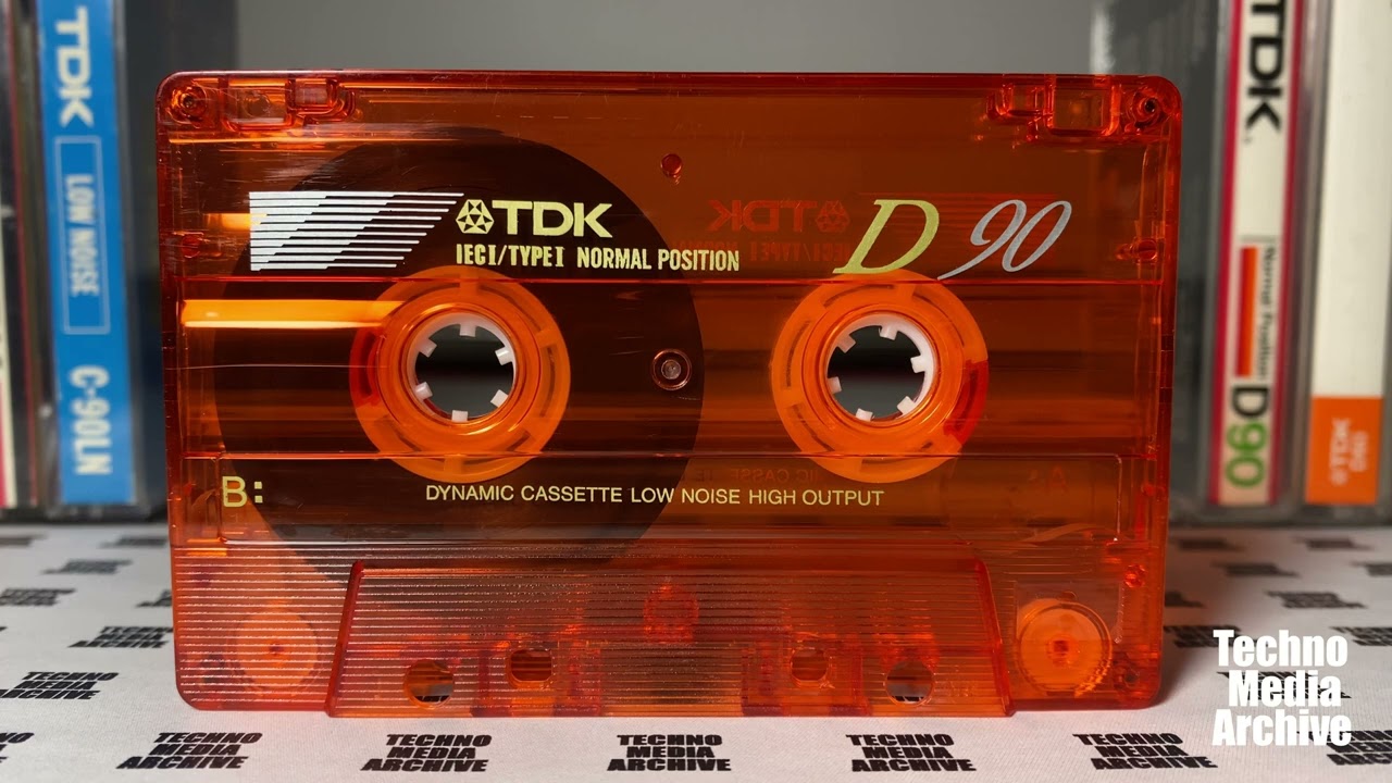 TDK D90 (orange color) - YouTube