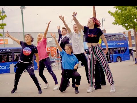 Awesome 'Energy' Flash Mob Gets Small Town Dancing!