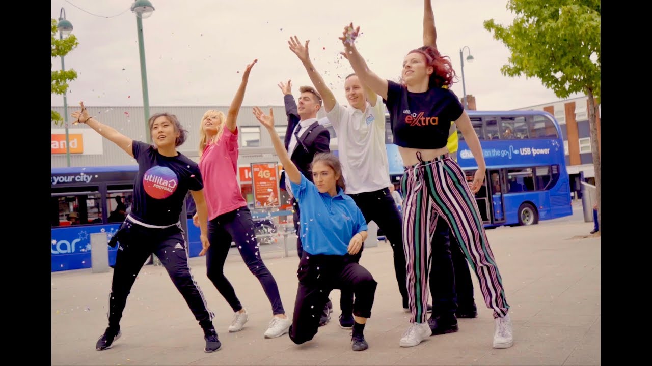 Awesome 'Energy' Flash Mob Gets Small Town Dancing! YouTube