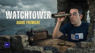 حطيت برج مراقبة جوه أدوبي بريمير والنتيجة مرعبة 😳 || Watchtower