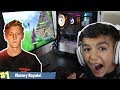 My 10 Year Old Little Brother Plays Like FaZe Tfue On Fortnite!