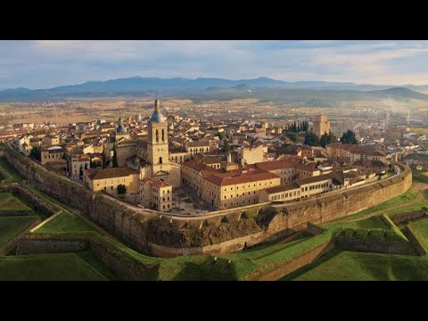 Ciudad Rodrigo, Spain. Has a Historic-Artistic Site status and is a famous fortified town.