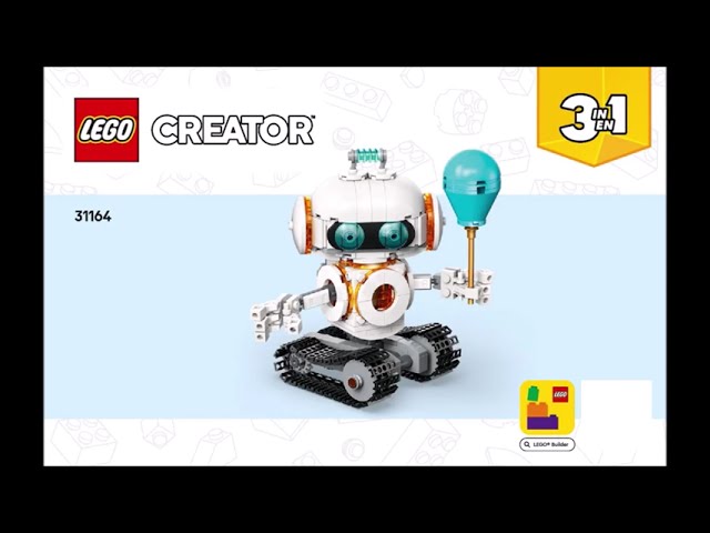 LEGO Instructions | Creator 3in1 | 31164 | Space Robot | Robot