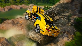 WRONG LANE MISTAKE ! CAR CRASHES Into Bus | BeamNG.drive screenshot 4