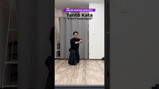 Tantō Kata: Maé Ganmen-wari (Front Face Split) #tantō #onlinelessons