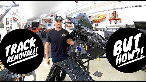 POLARIS MATRYX INDY VR1 TRACK REMOVAL. IS IT HARD? HOW IS IT DONE?