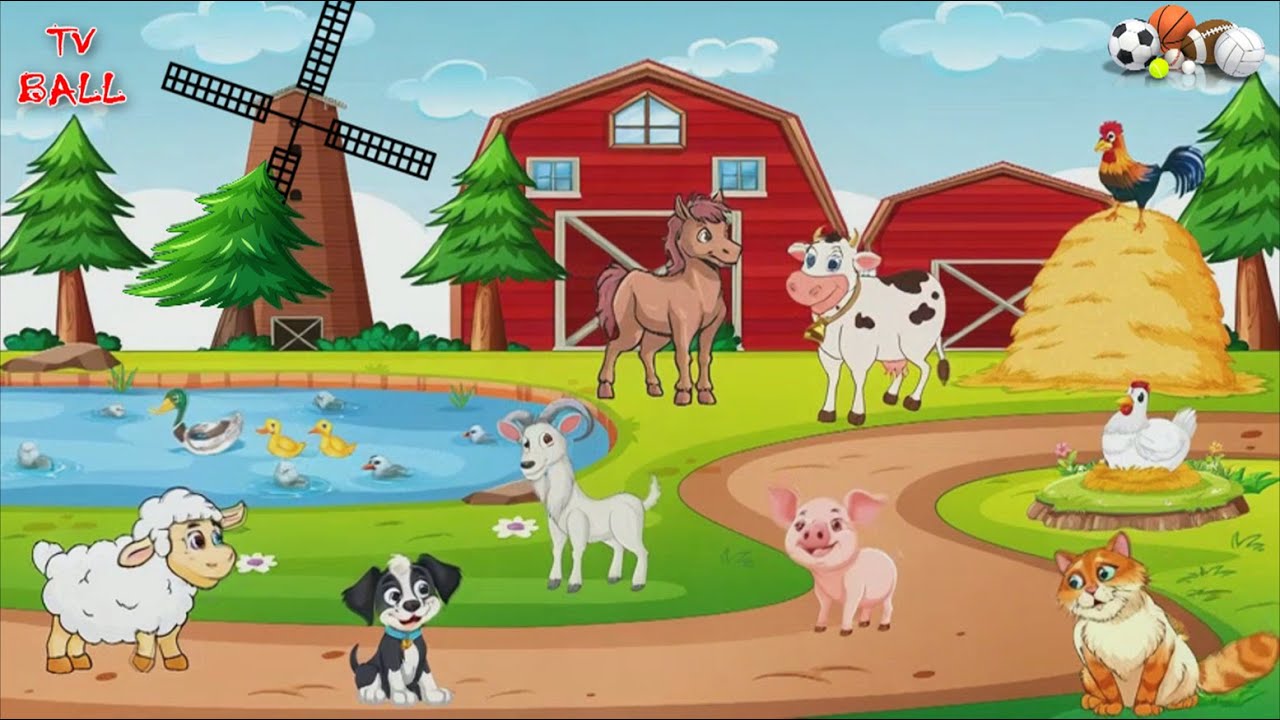 Farma domaćih životinja 🐮🐷 | Glasovi životinja 🎶