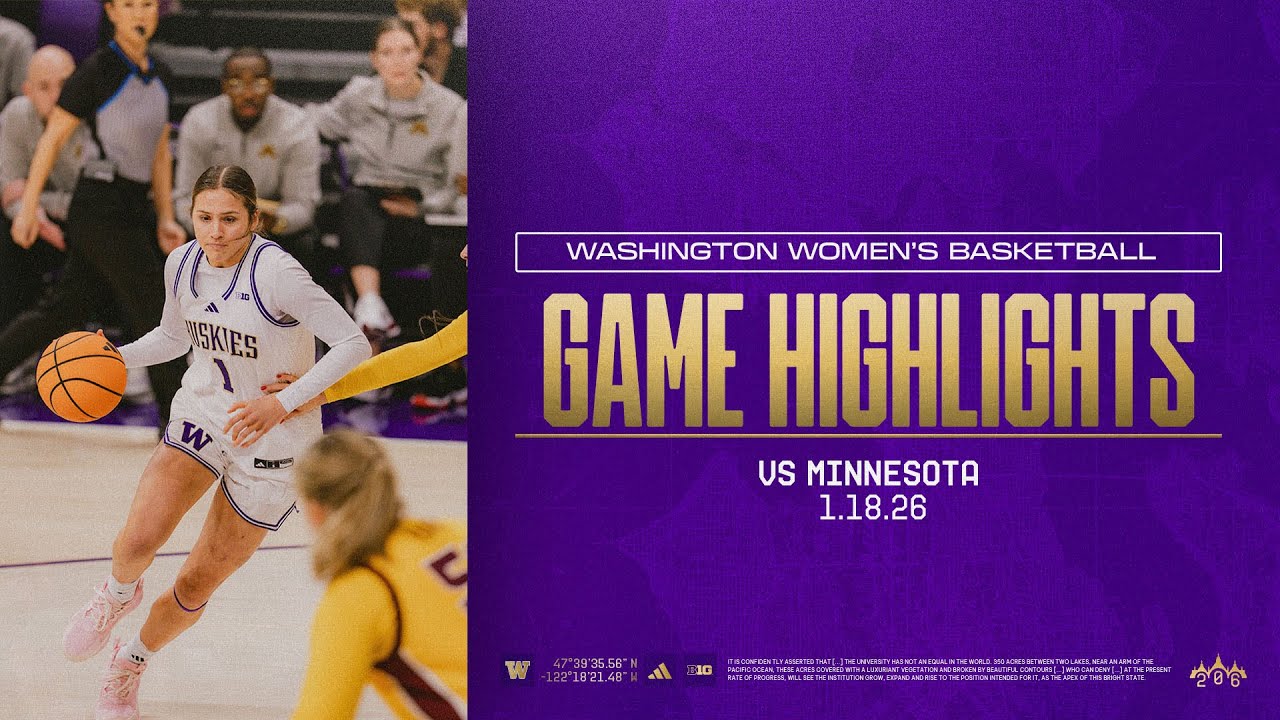Washington 67, Minnesota 54 | Huskies Highlights