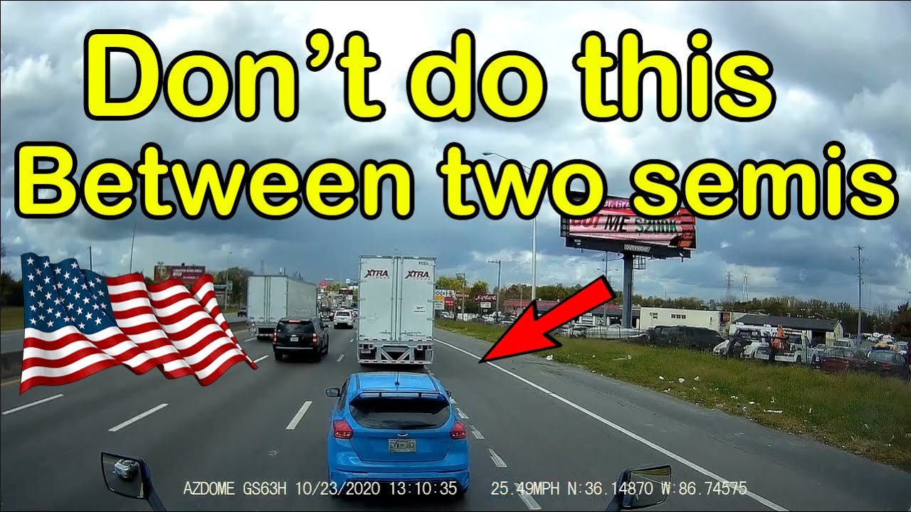 A Day in The Life of an American Truck Driver - Road Rage, Brake Check ...
