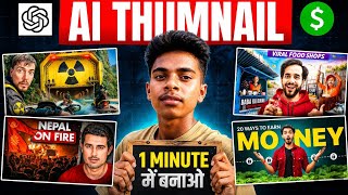 😱 एक क्लिक में CHAT GPT से Thumbnail कैसे ‌बनाएं।How to one click thumbnail create. #thambnail #tech Ine Chat Thumbnail Ico