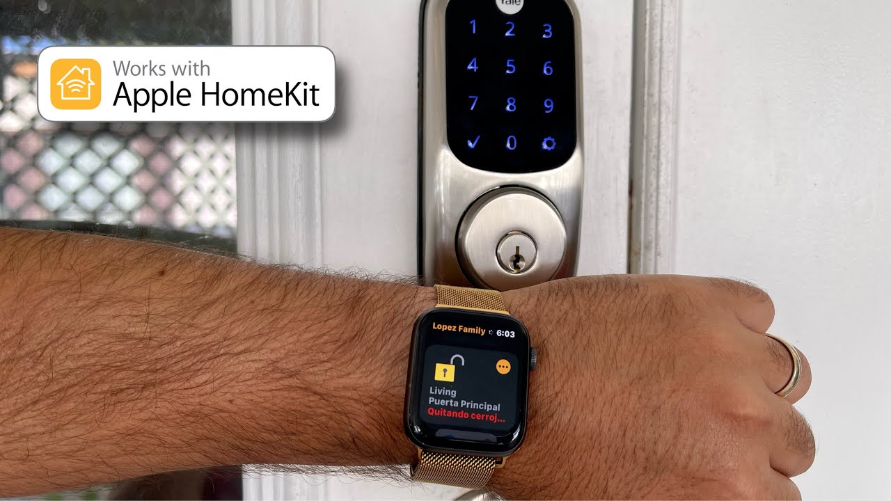 Cerradura inteligente para Apple HomeKit Económica - YouTube