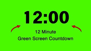 12 minute timer green screen