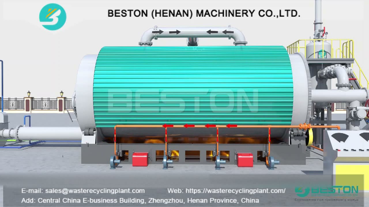 Waste Pyrolysis Plant Video | Tyre | Oil Sludge Pyrolysis Process