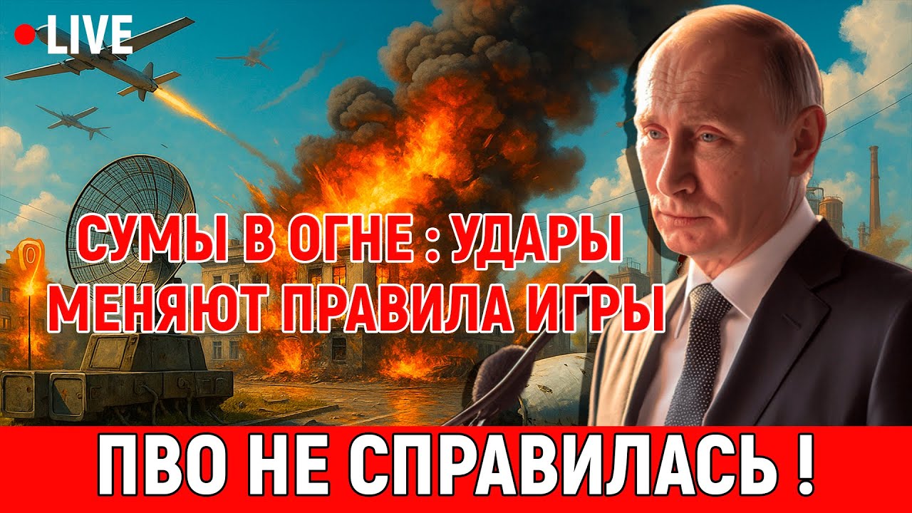 ПВО не справилась: Сумы в огне, сосредоточенные удары меняют правила игры?