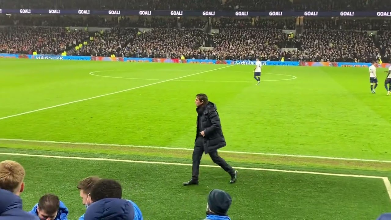 Spurs v Southampton - touchline drama! Conte cam. Kulusevski. Son goal. Brawl!