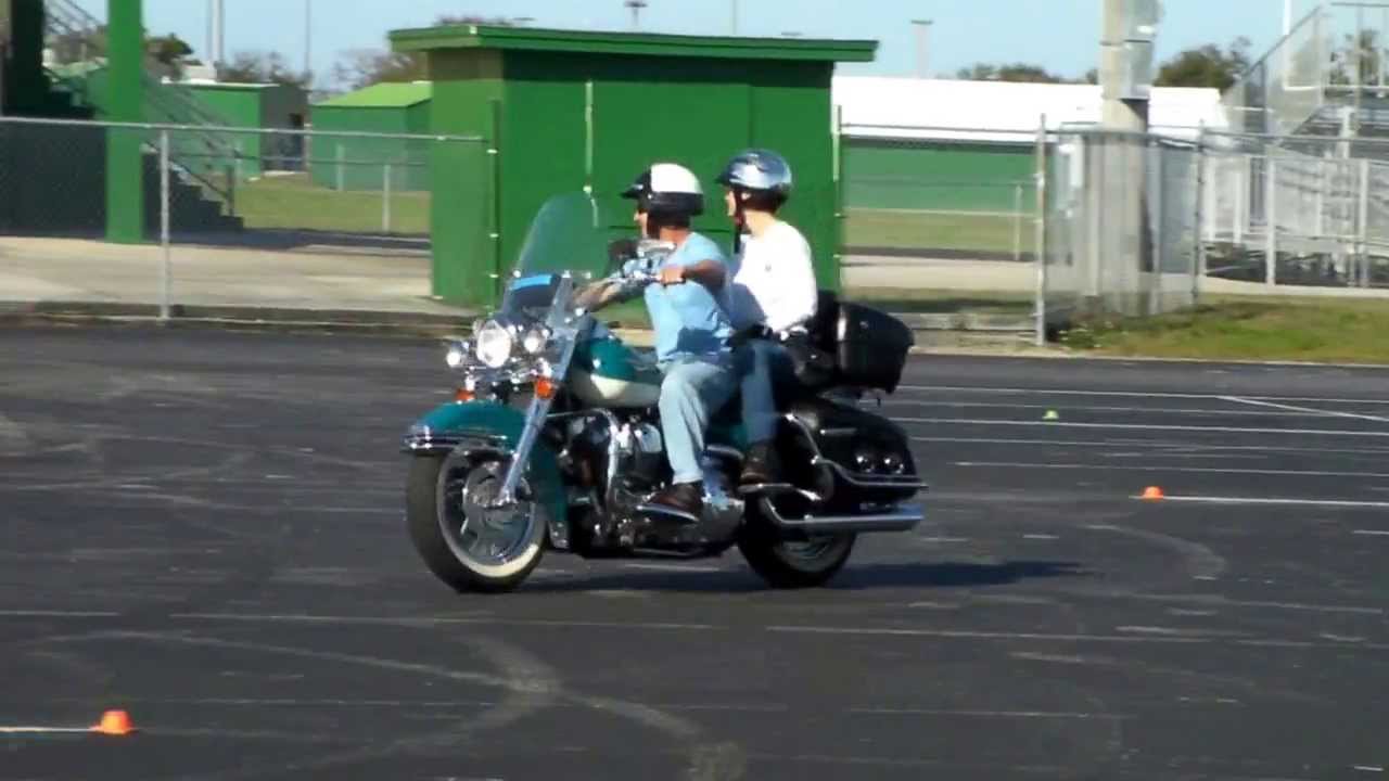 2up riding on Harley Road King YouTube