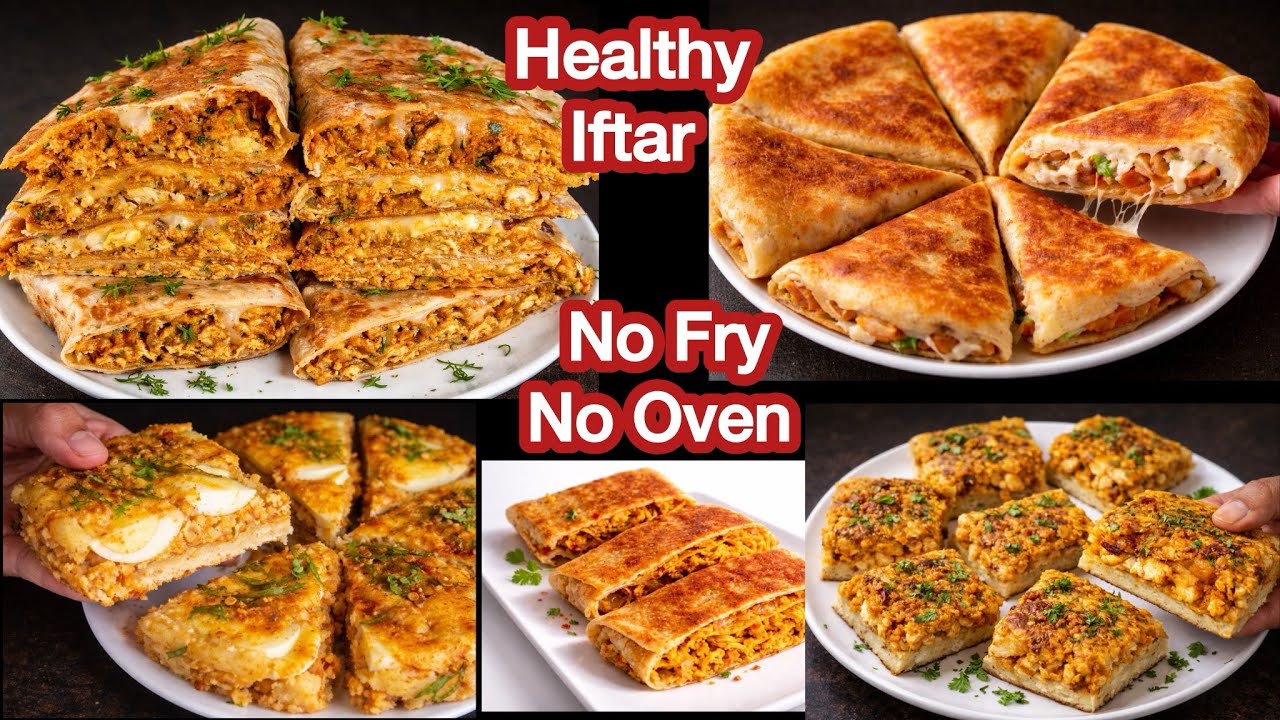 Stop Eating Fried Food! Try These No Fry, No Oven Healthy Iftar Snacks /Ramadan Special Snack Recipe