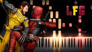 LFG - Deadpool & Wolverine Theme (Synthesia Piano Tutorial)