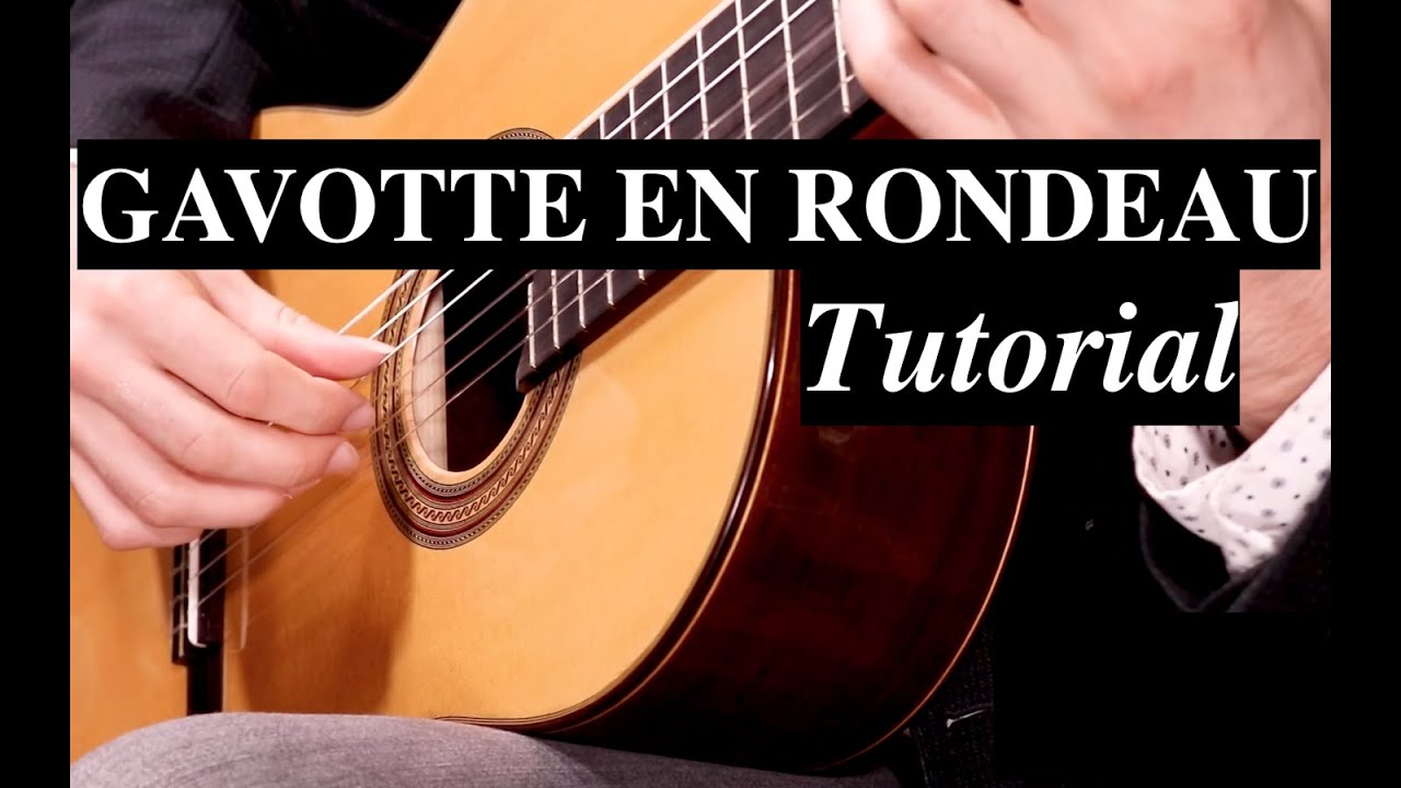 Gavotte En Rondeau (Bach) - Classical Guitar Tutorial Part 1/7 - EliteGuitarist.com
