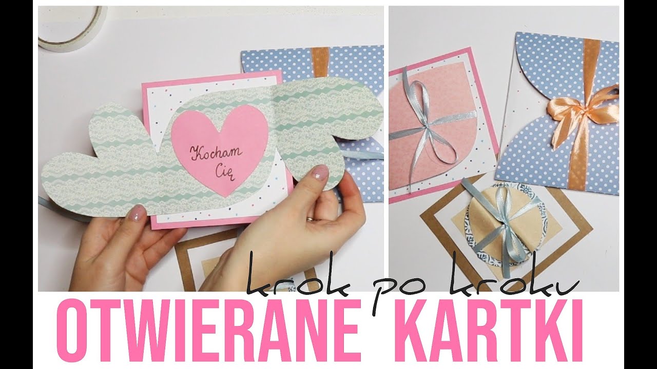 Karki na Dzień Dziadka z ruchomymi elementami - składane kartki DIY