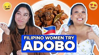 Filipino Women Try Other Filipino Women's Adobo