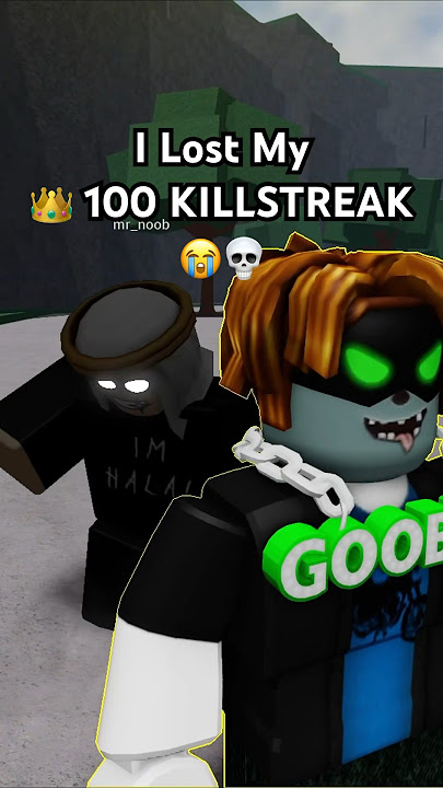 I Lost My 👑 100 KILLSTREAK 😭💀 The Strongest Battlegrounds ROBLOX #shorts
