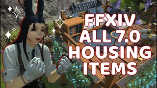 ALL New FFXIV 7.0 Housing Items!