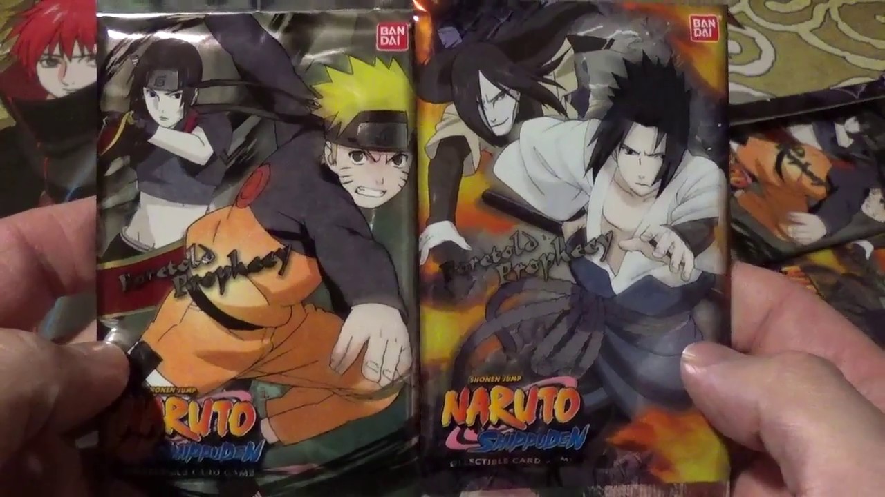 Naruto CCG Foretold Prophecies Booster Box Opening YouTube