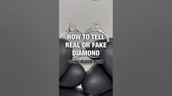 How to Tell REAL OR FAKE Diamond (using BLACK LIGHT) #shorts - DayDayNews