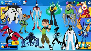 COMPILATION OF TYPES OF BEN10 TURNED INTO THE STRONGEST ALIEN IN THE GAME STUMBLE GUYS