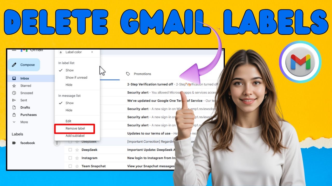 Как удалить метки в Gmail | Очистка почтового ящика (2026)