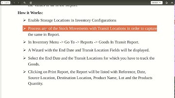 Odoo 13 Apps | Goods In Transit Report | FOSS INFOTECH PRIVATE LIMITED