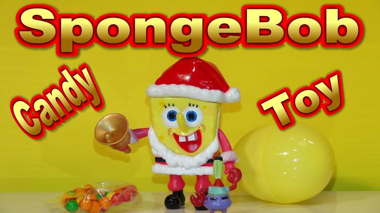 SpongeBob Squarepants Candy Toy Set with Surprise Toy and Stickers