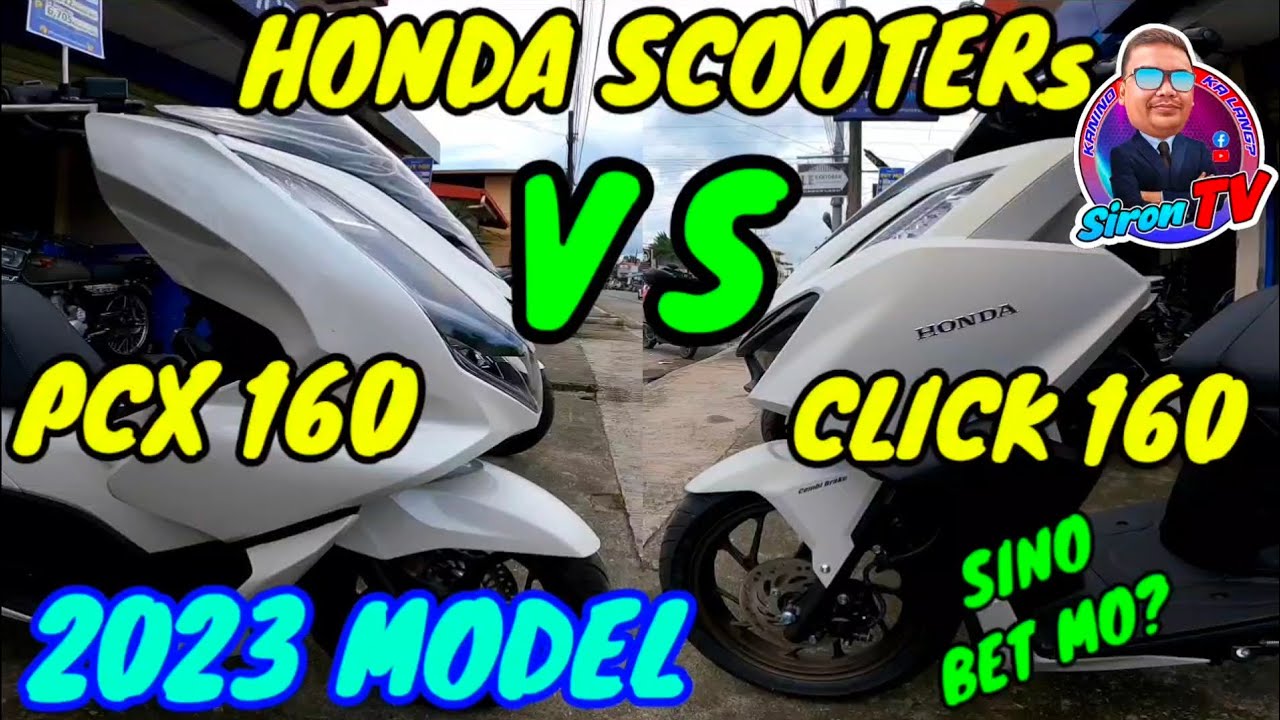 HONDA PCX 160 VS HONDA CLICK 160 | 2023 MODELS | SINO BET MO?